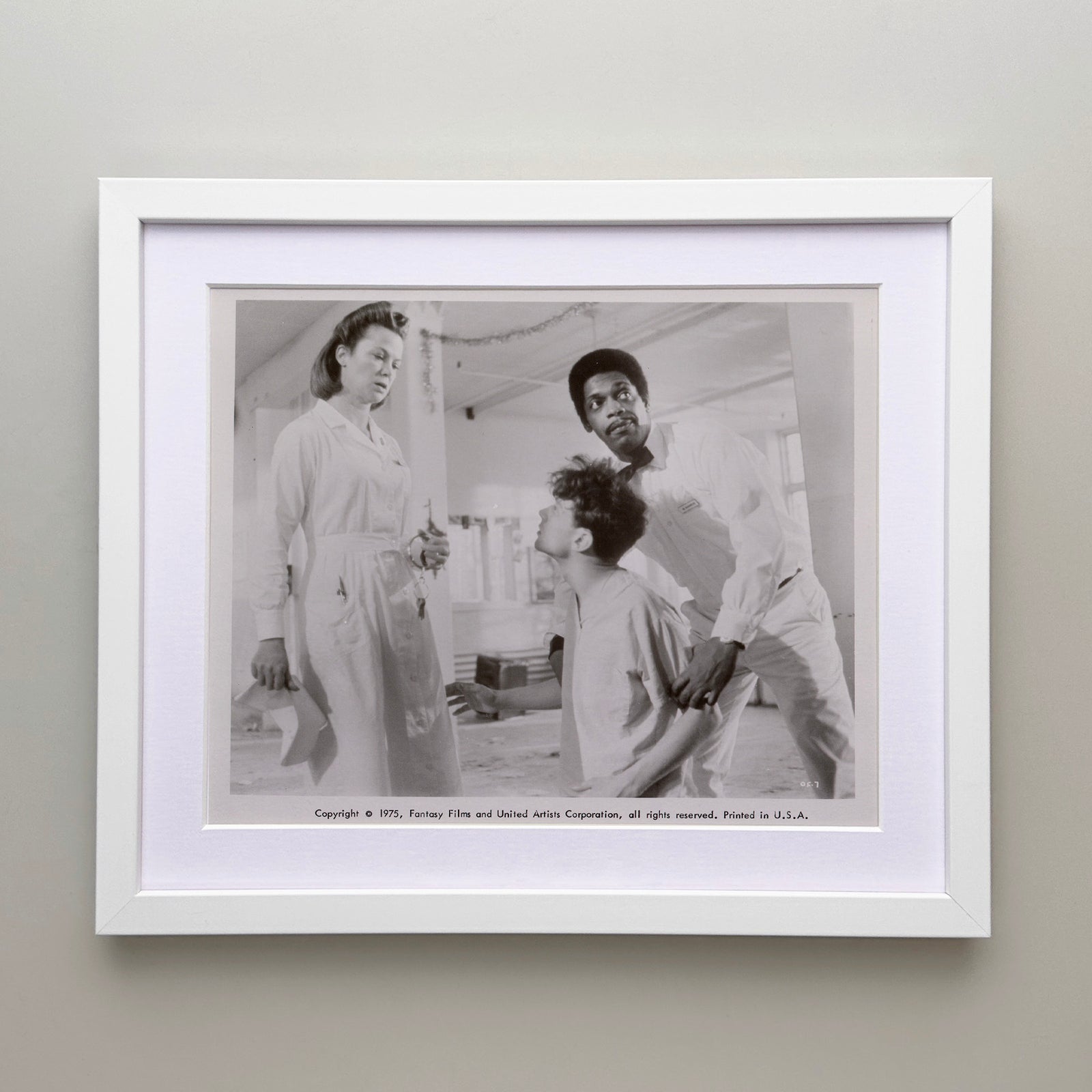 One Flew Over the Cuckoos Nest (1975) Film Movie Press Publicity Still Framed