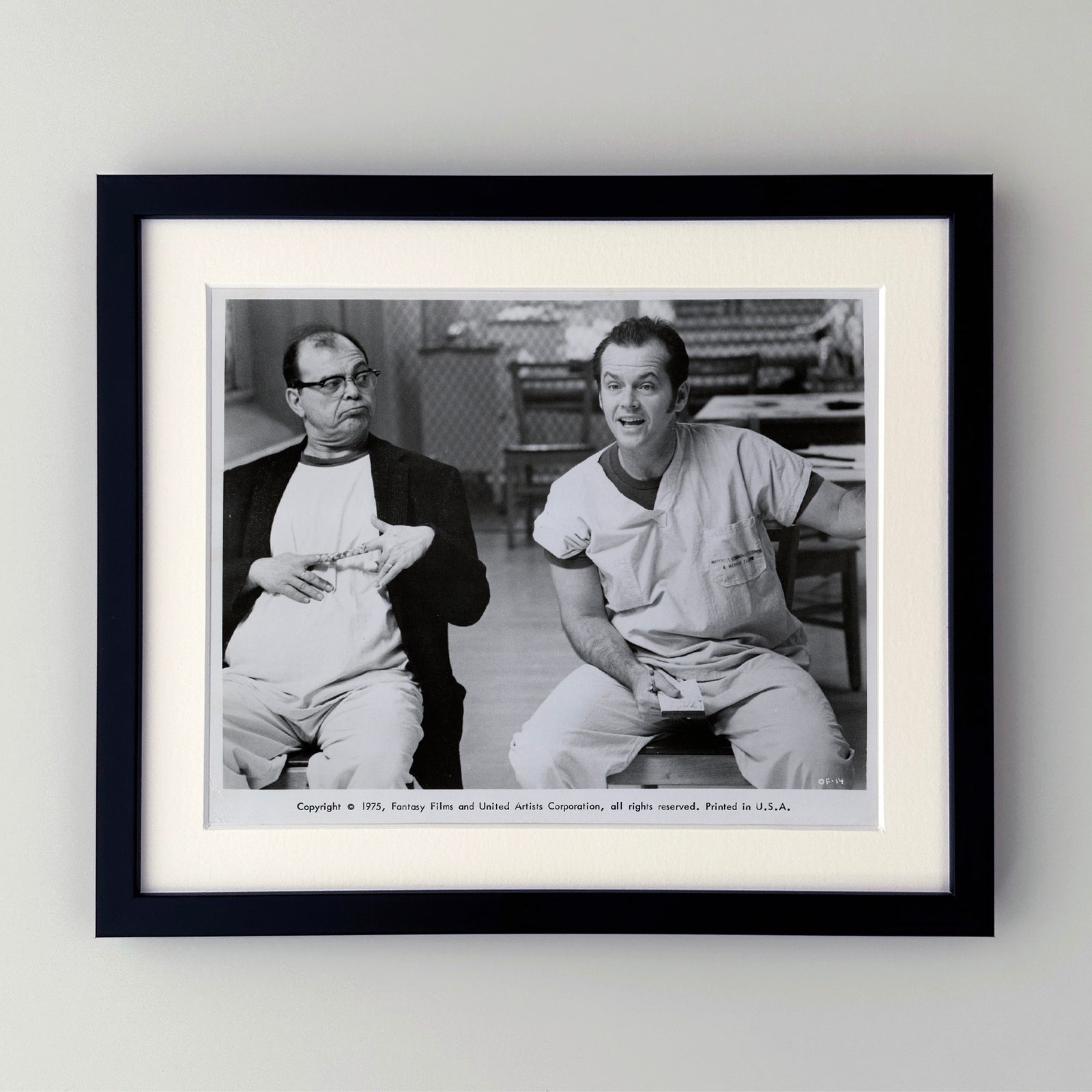One Flew Over the Cuckoos Nest (1975) Film Movie Press Publicity Still Framed