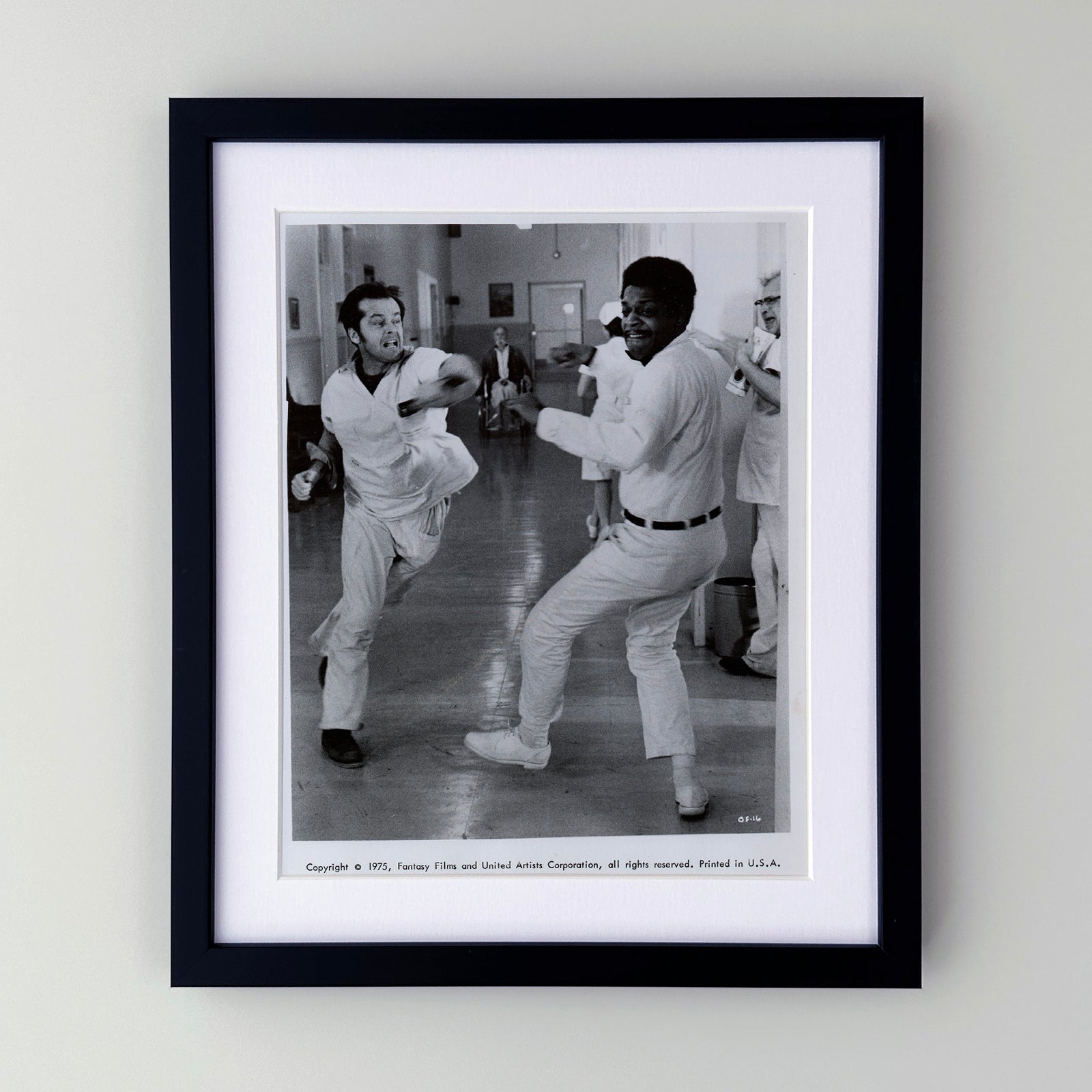One Flew Over the Cuckoos Nest (1975) Film Movie Press Publicity Still Framed