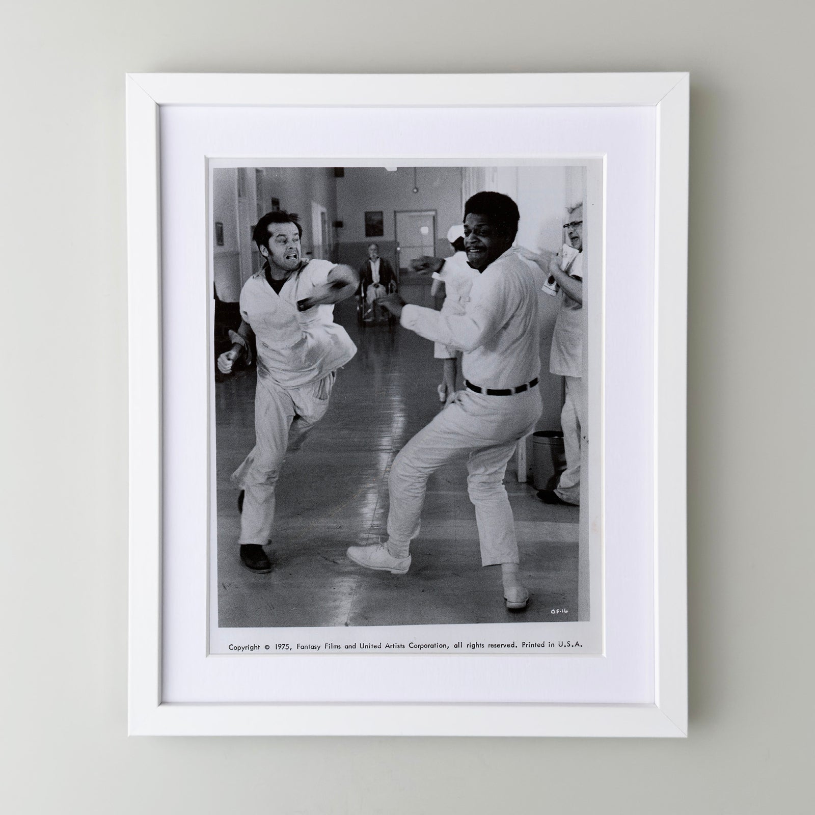 One Flew Over the Cuckoos Nest (1975) Film Movie Press Publicity Still Framed