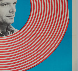 One Flew Over the Cuckoo's Nest R1970s Italian 2 Foglio Film Movie Poster - detail