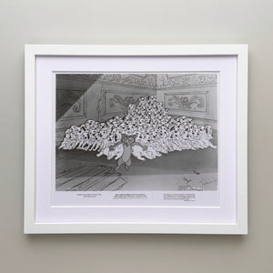 One Hundred and One Dalmatians 1961 Film Movie Press Publicity Still Framed
