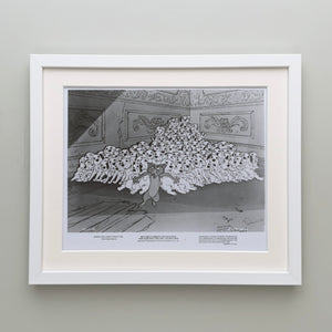One Hundred and One Dalmatians 1961 Film Movie Press Publicity Still Framed