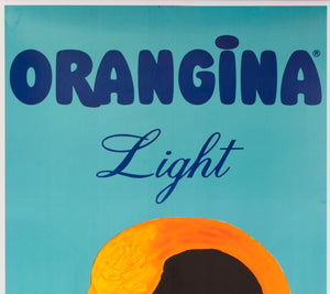 Orangina Light 1988 French Beverage Advertising Poster Bernard Villemot - detail