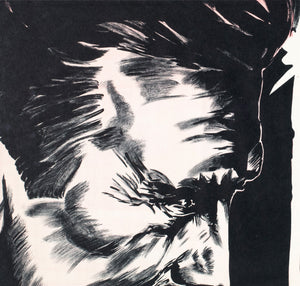 Paths of Glory 1957 Swedish Film Poster Gösta Åberg - detail