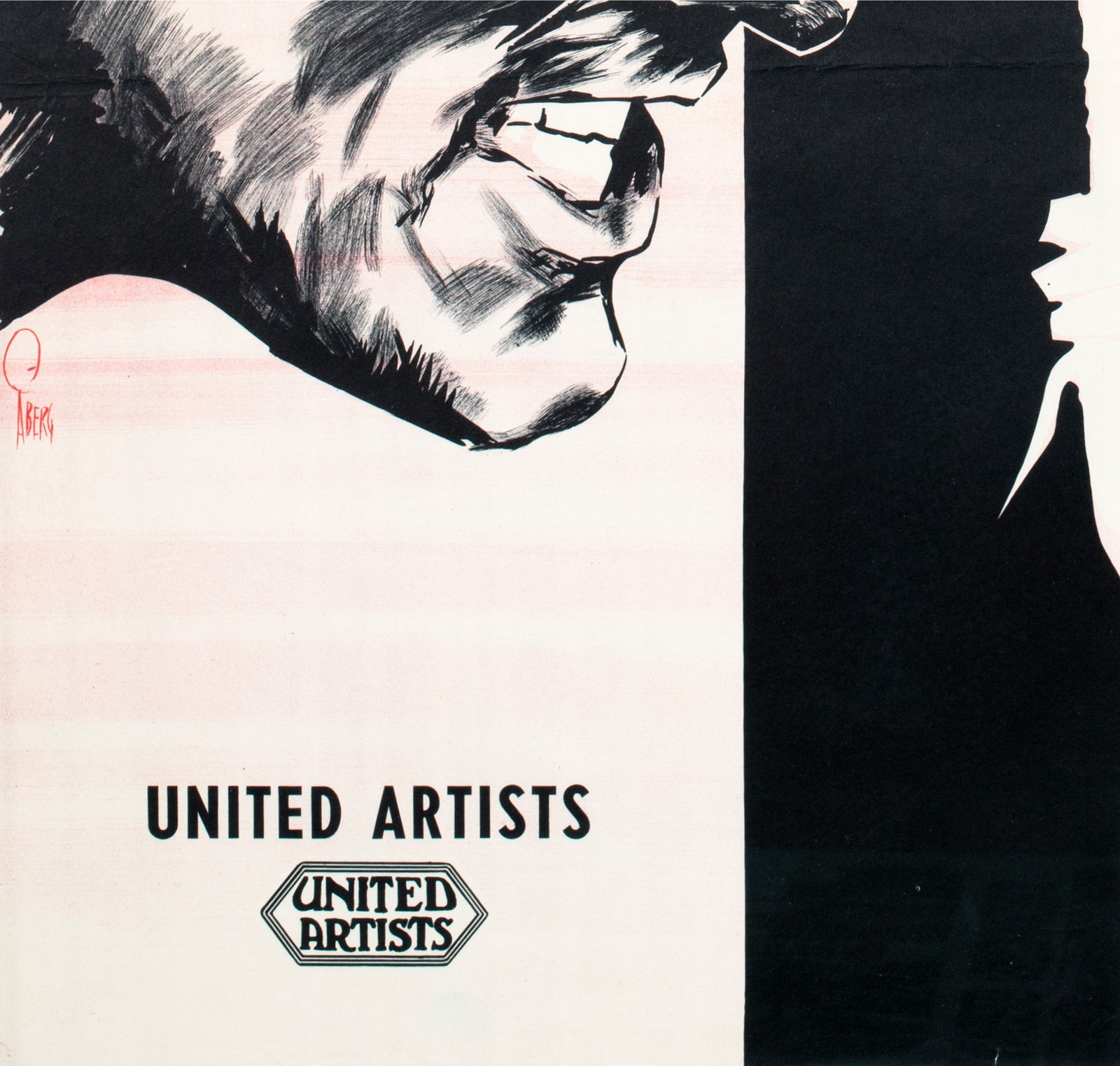 Paths of Glory 1957 Swedish Film Poster Gösta Åberg - detail