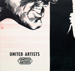 Paths of Glory 1957 Swedish Film Poster Gösta Åberg - detail