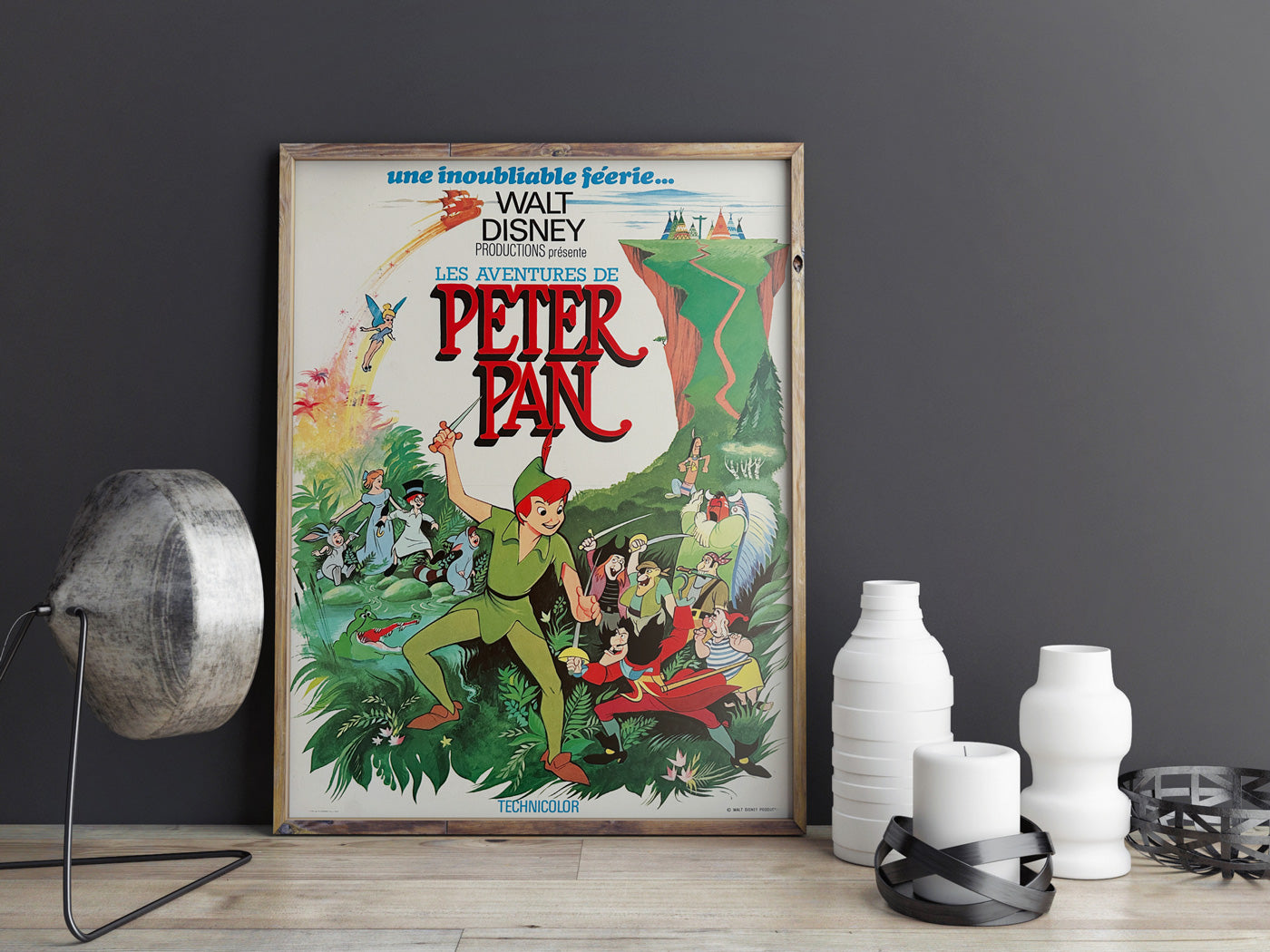 Peter Pan 1970s French Petite Film Poster