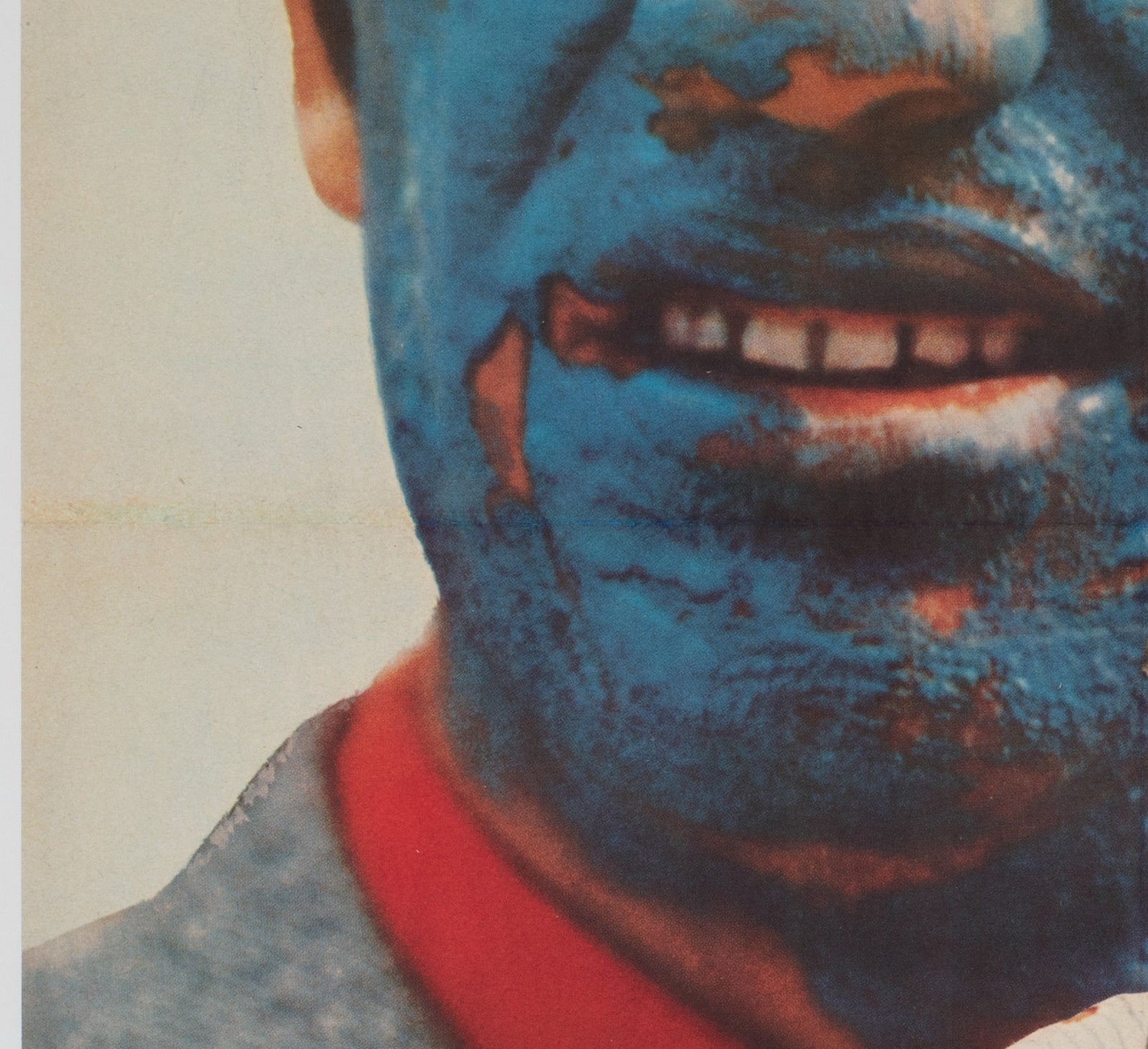 Pierrot le Fou 1965 French Moyenne Film Movie Poster - detail