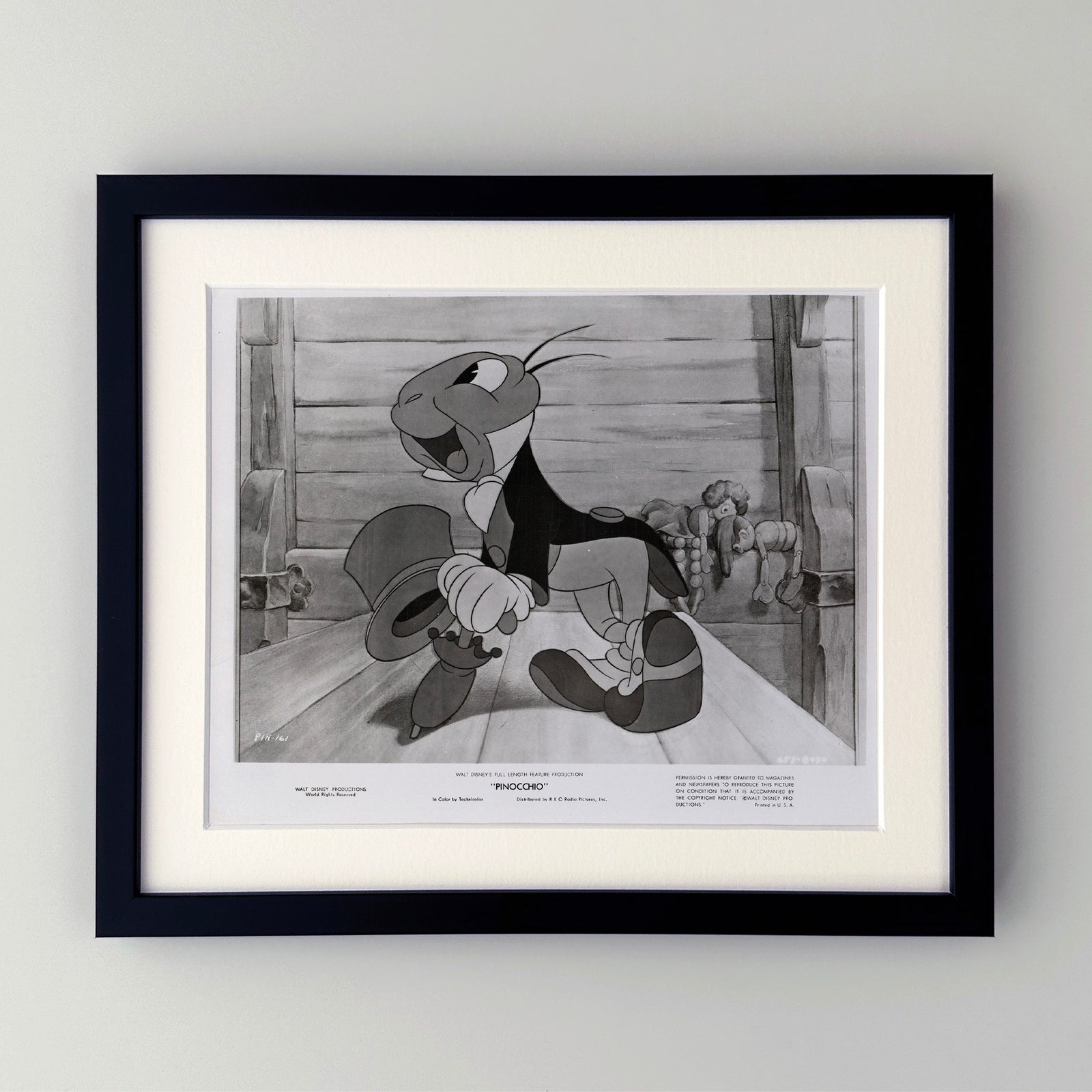 Pinocchio 1940 Film Movie Press Publicity Still Framed