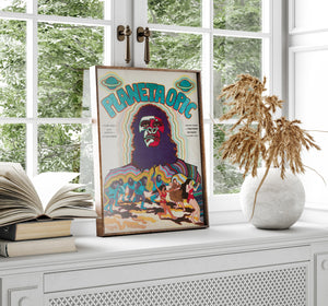 Planet of the Apes 1970 Czech A3 Film Poster, Vratislav Hlavaty