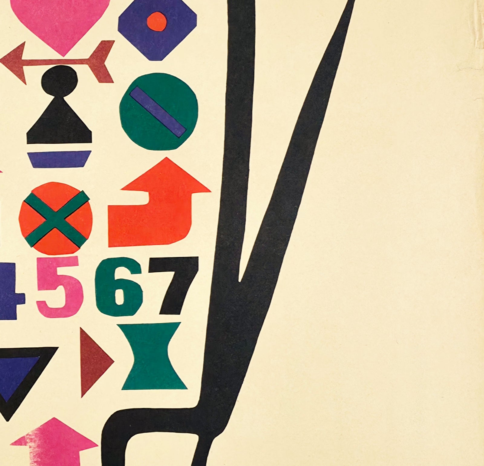 Playtime 1971 Polish A1 Film Movie Poster Jerzy Flisak - detail