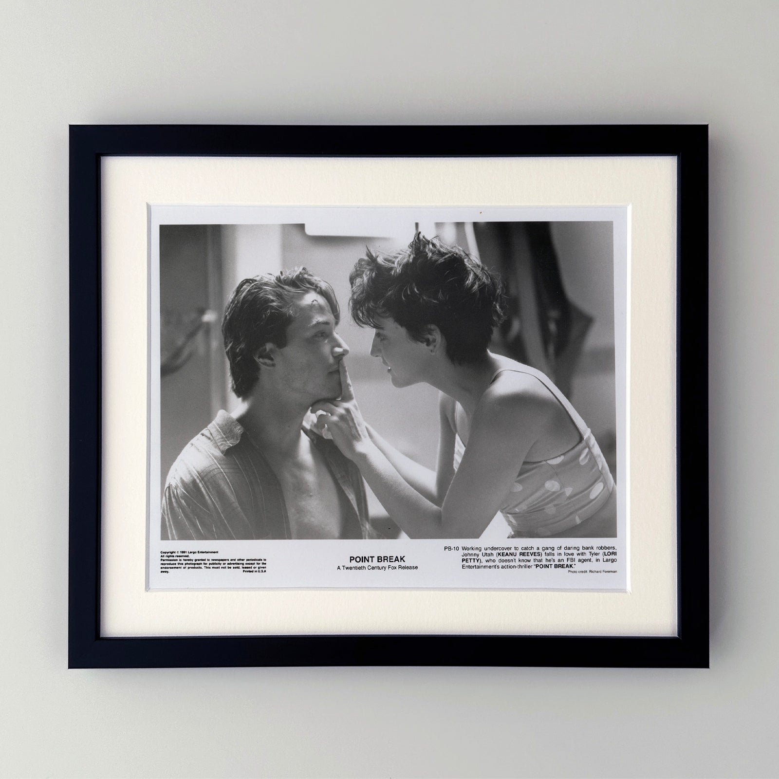 Point Break 1991 Film Movie Press Publicity Still Framed