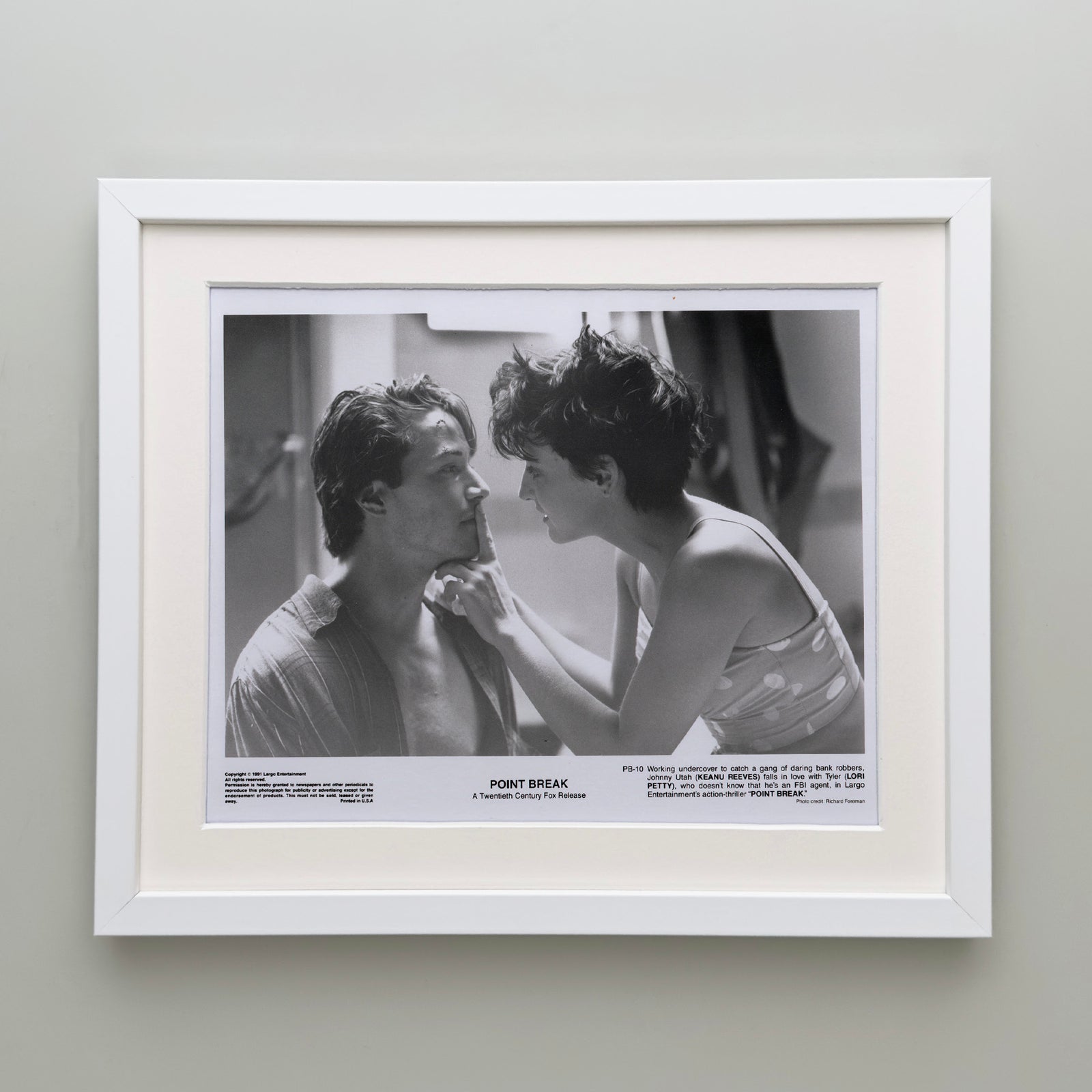 Point Break 1991 Film Movie Press Publicity Still Framed