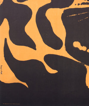 Tiger 1967 Polish Warsaw Zoo Poster, Waldemar Swierzy - detail