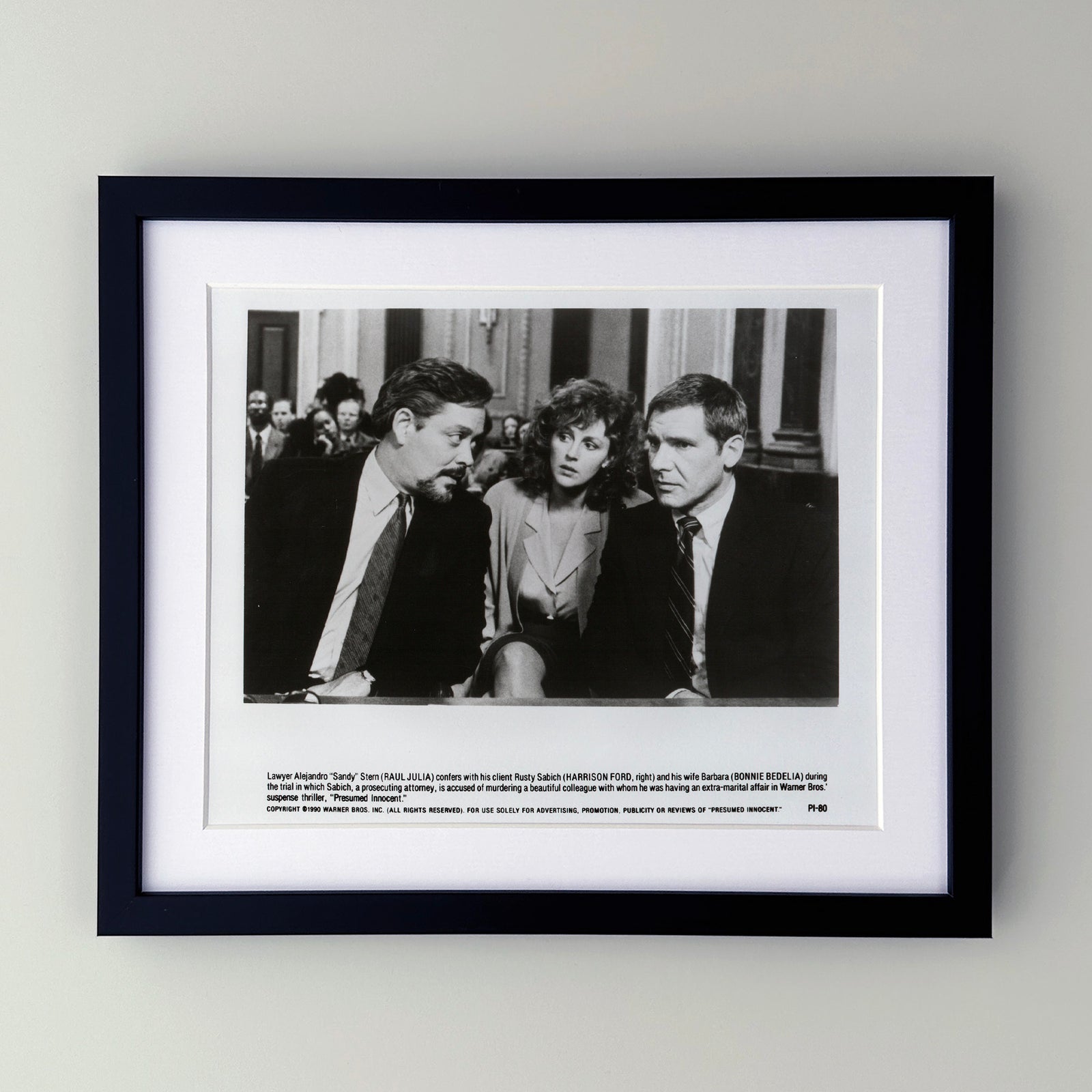 Presumed Innocent 1990 Film Movie Press Publicity Still Framed