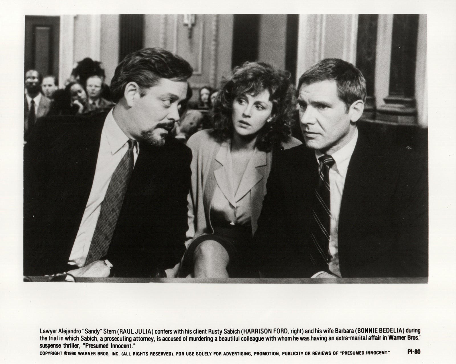 Presumed Innocent 1990 Film Movie Press Publicity Still Framed