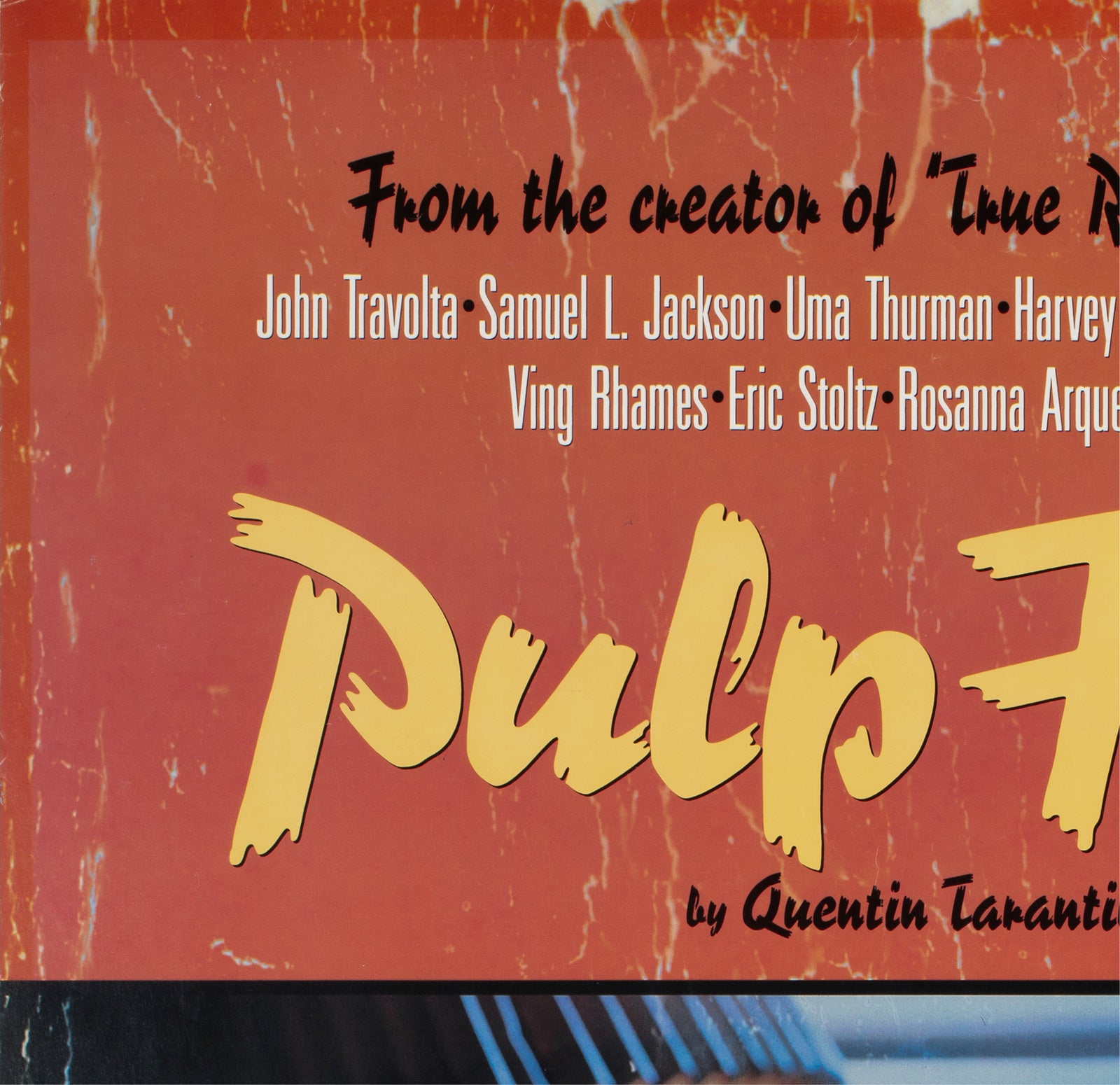 Pulp Fiction 1994 US 1 Sheet Advance Lucky Strike Film Movie Poster - detail