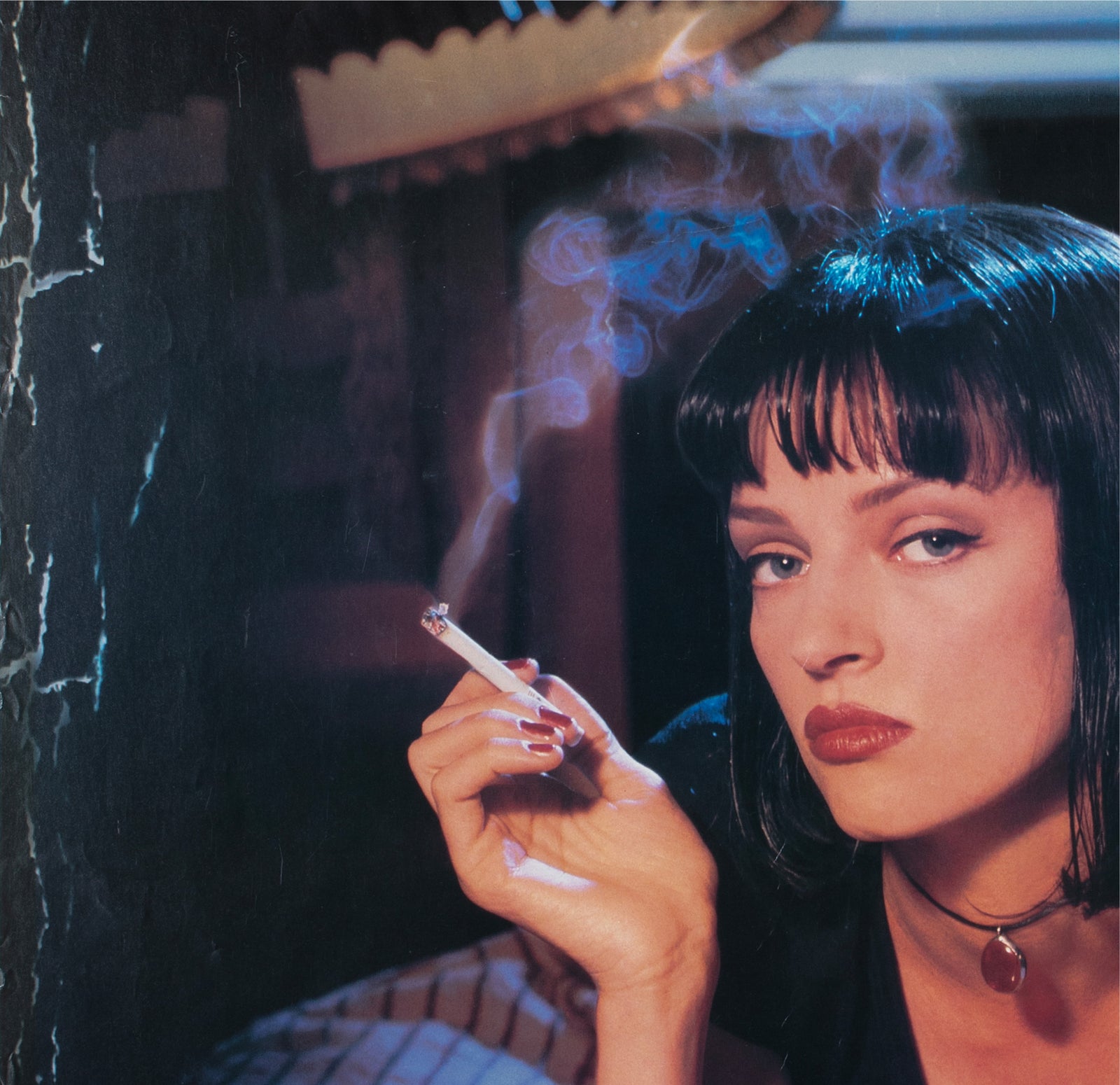 Pulp Fiction 1994 US 1 Sheet Advance Lucky Strike Film Movie Poster - detail