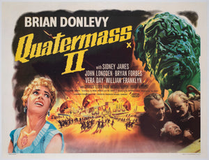 Quatermass II 1957 UK Quad Film Poster
