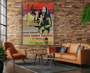 Quatermass II: Enemy from Space 1958 French Grande Film Movie Poster, Clement Hurel