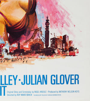 Quatermass and the Pit 1967 UK Quad Film Poster, Tom Chantrell