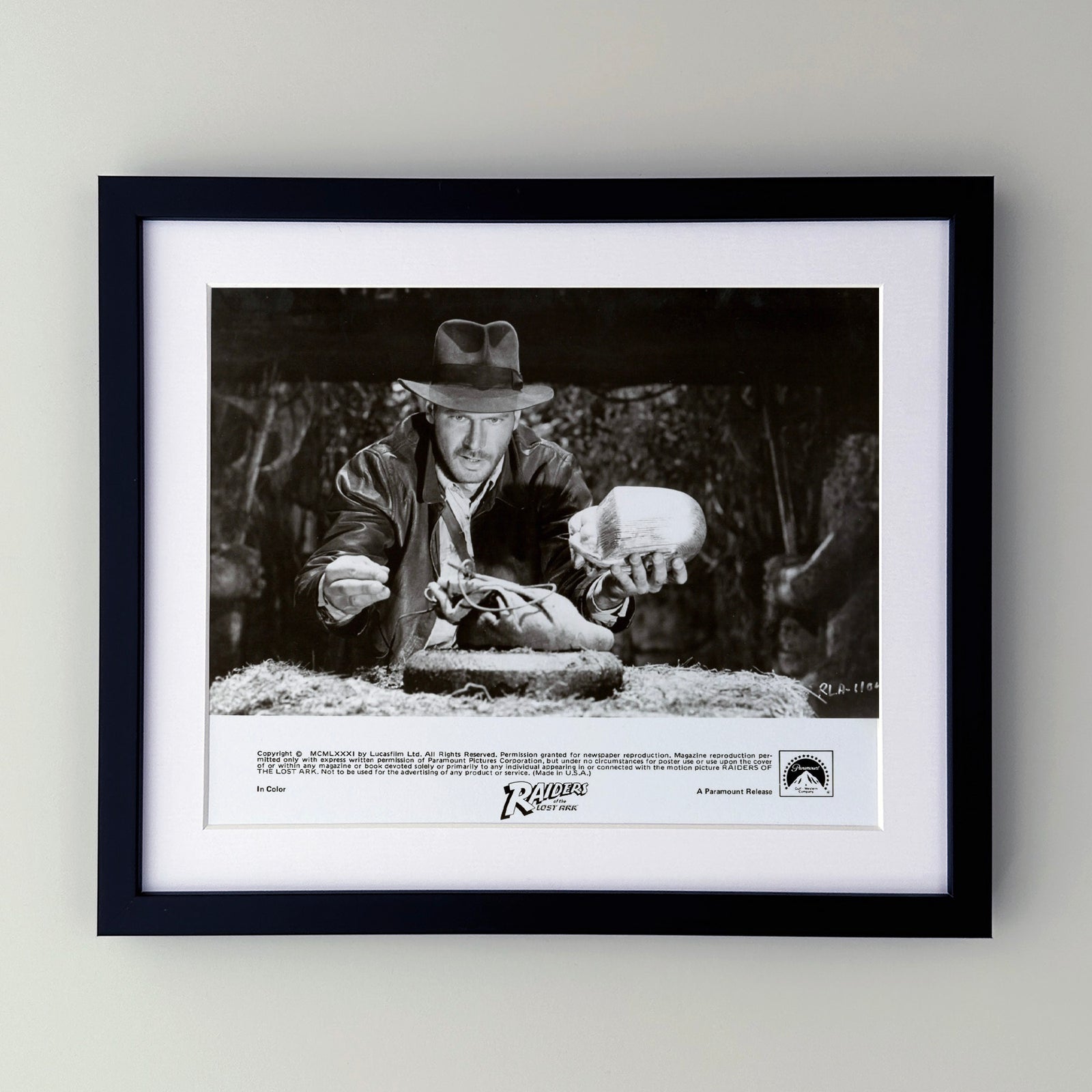 Raiders of the Lost Ark 1981 Publicity Film Movie Press Still Framed