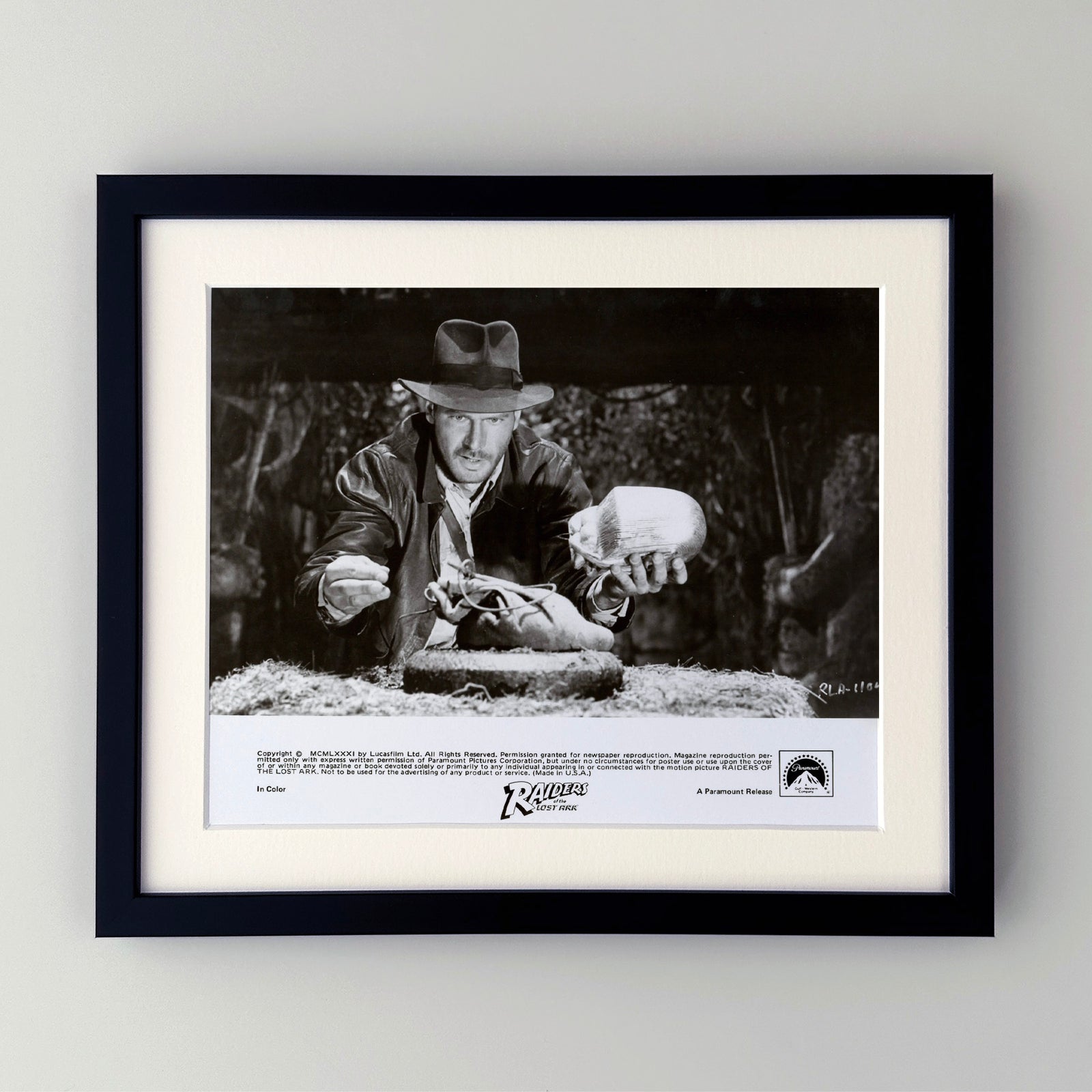 Raiders of the Lost Ark 1981 Publicity Film Movie Press Still Framed