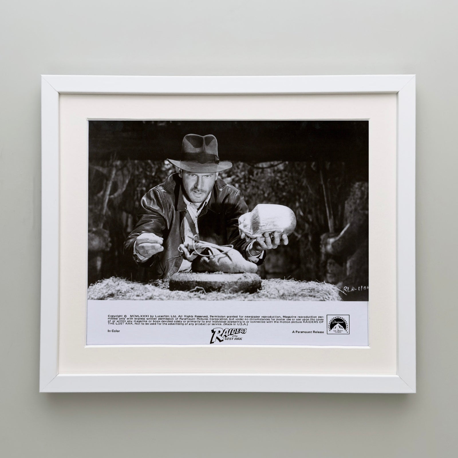Raiders of the Lost Ark 1981 Publicity Film Movie Press Still Framed