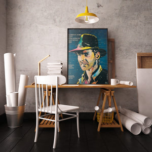 Raiders of the Lost Ark 1983 Polish Film Movie Poster, Miroslaw Lakomski