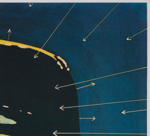 Raiders of the Lost Ark 1983 Polish Film Movie Poster, Miroslaw Lakomski - detail