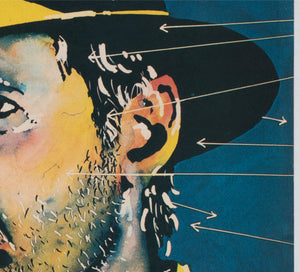 Raiders of the Lost Ark 1983 Polish Film Poster, Miroslaw Lakomski