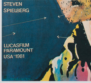 Raiders of the Lost Ark 1983 Polish Film Poster, Miroslaw Lakomski