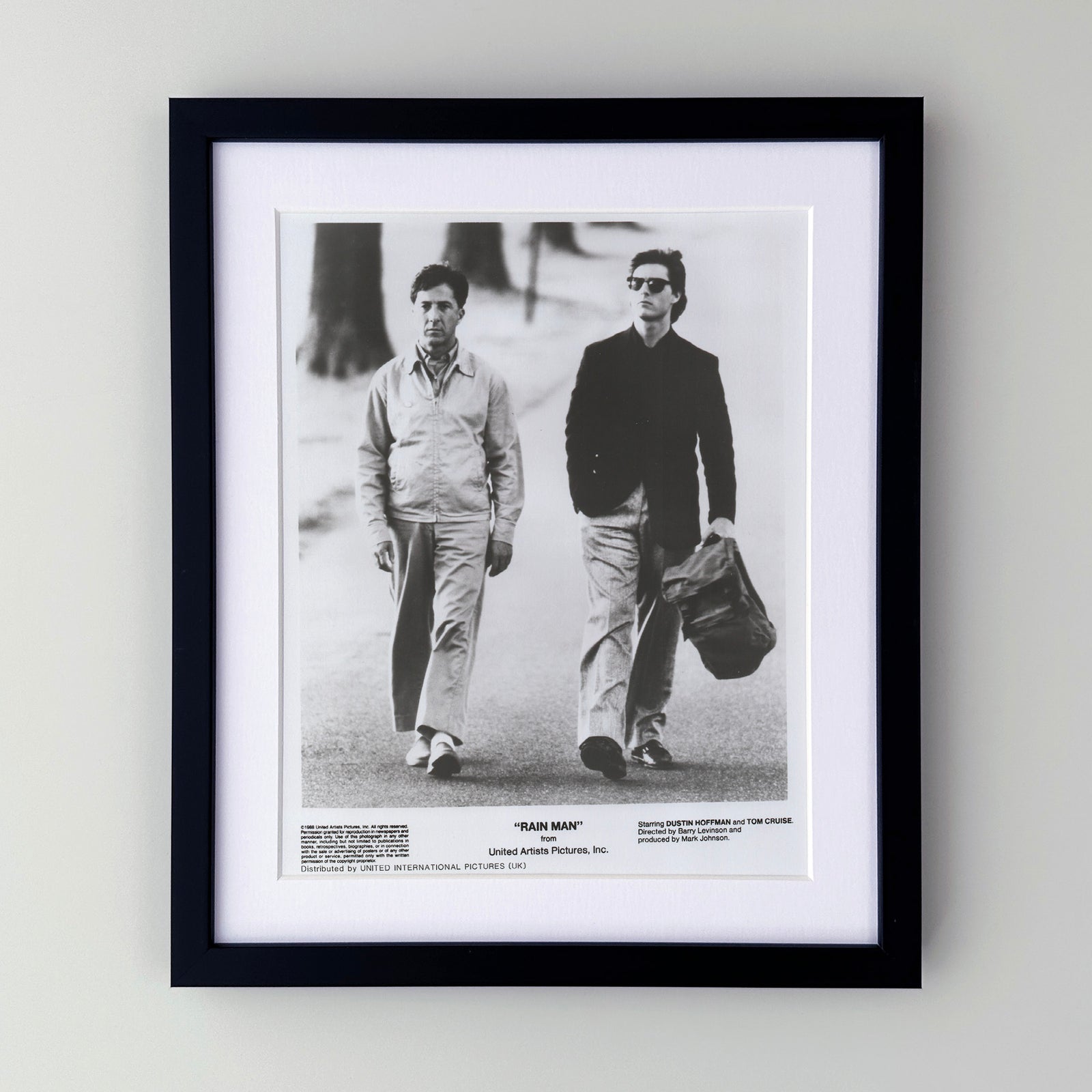 Rain Man 1988 Film Movie Press Publicity Still Framed
