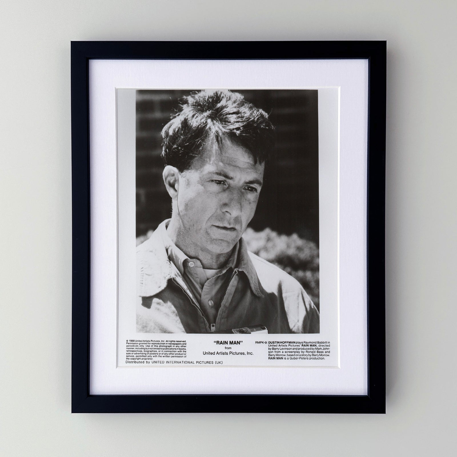Rain Man 1988 Film Movie Press Publicity Still Framed