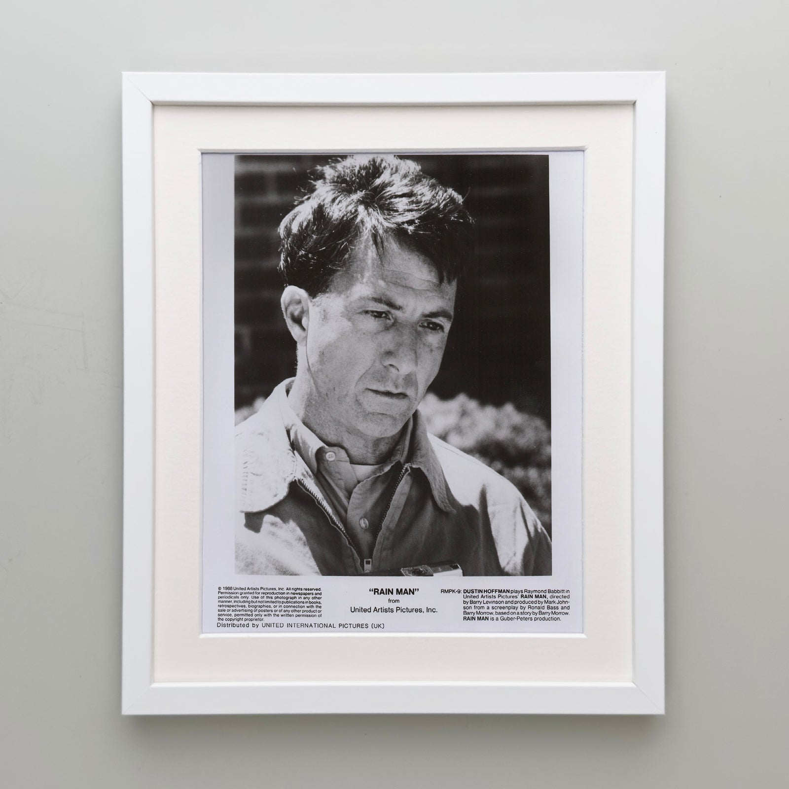 Rain Man 1988 Film Movie Press Publicity Still Framed