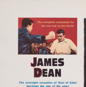 rebel without a cause 1955 us 1 sheet film movie poster - detail
