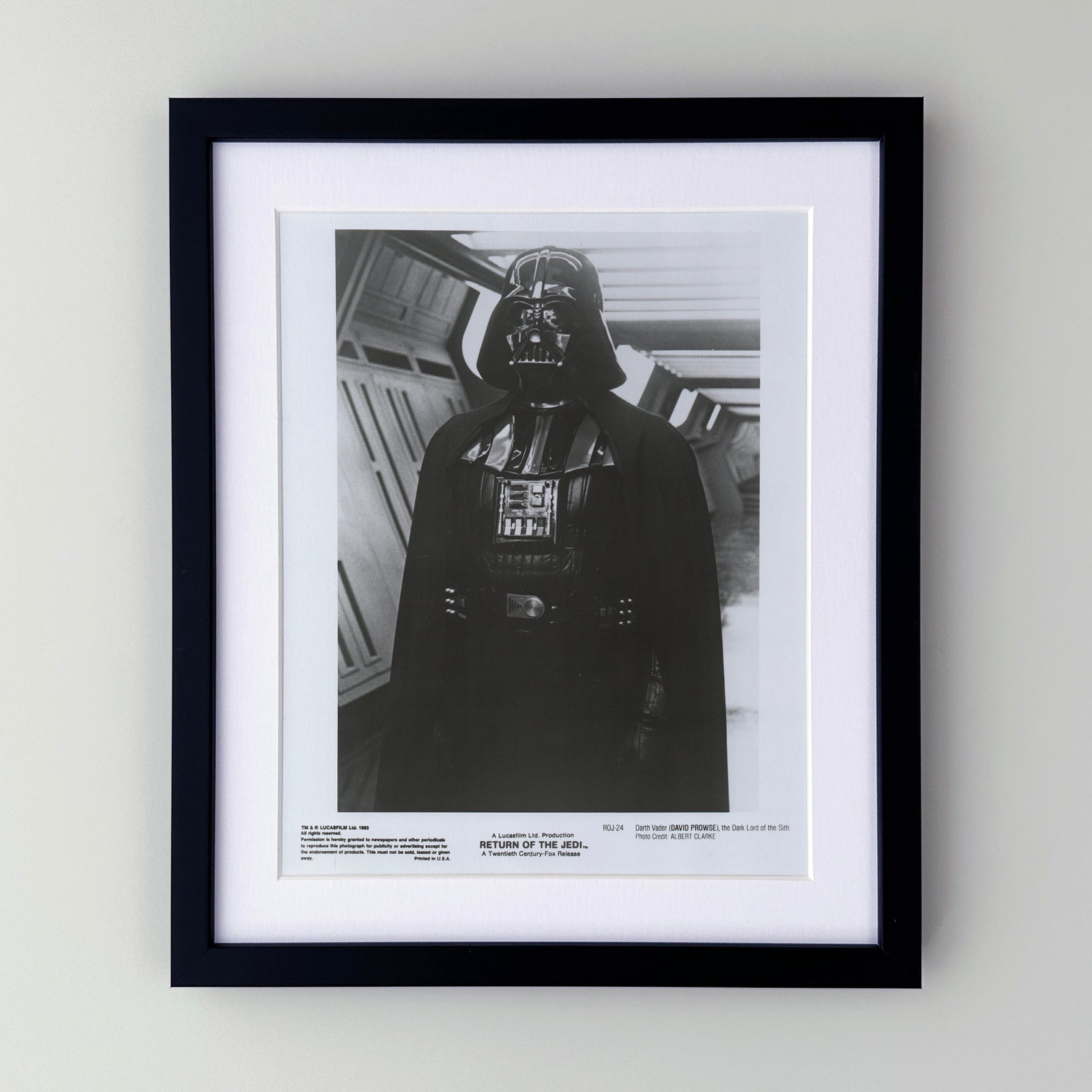 Return of the Jedi (1983) Film Movie Press Publicity Still Framed