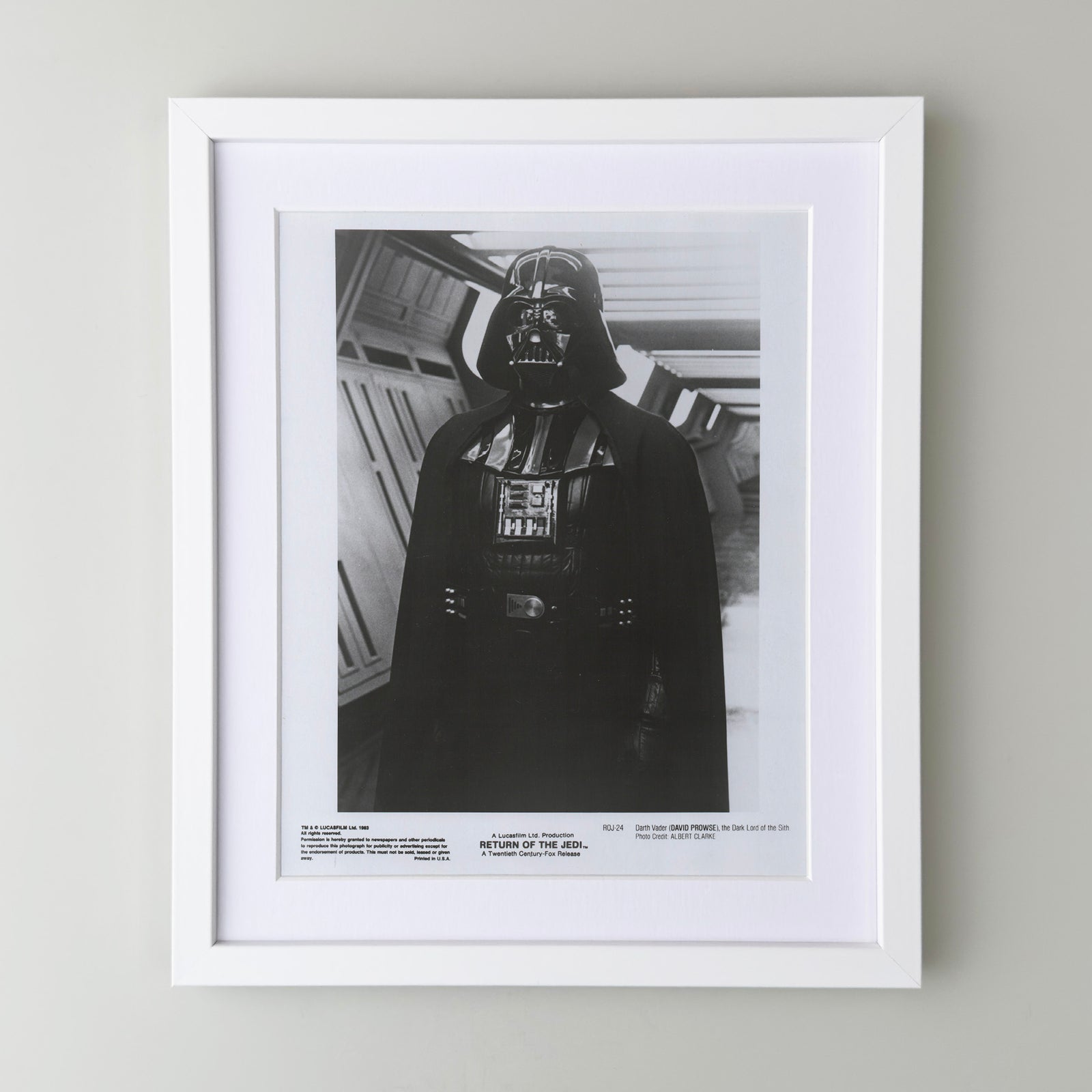Return of the Jedi (1983) Film Movie Press Publicity Still Framed
