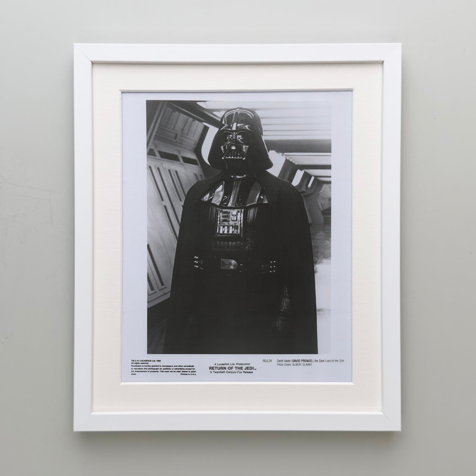 Return of the Jedi (1983) Film Movie Press Publicity Still Framed