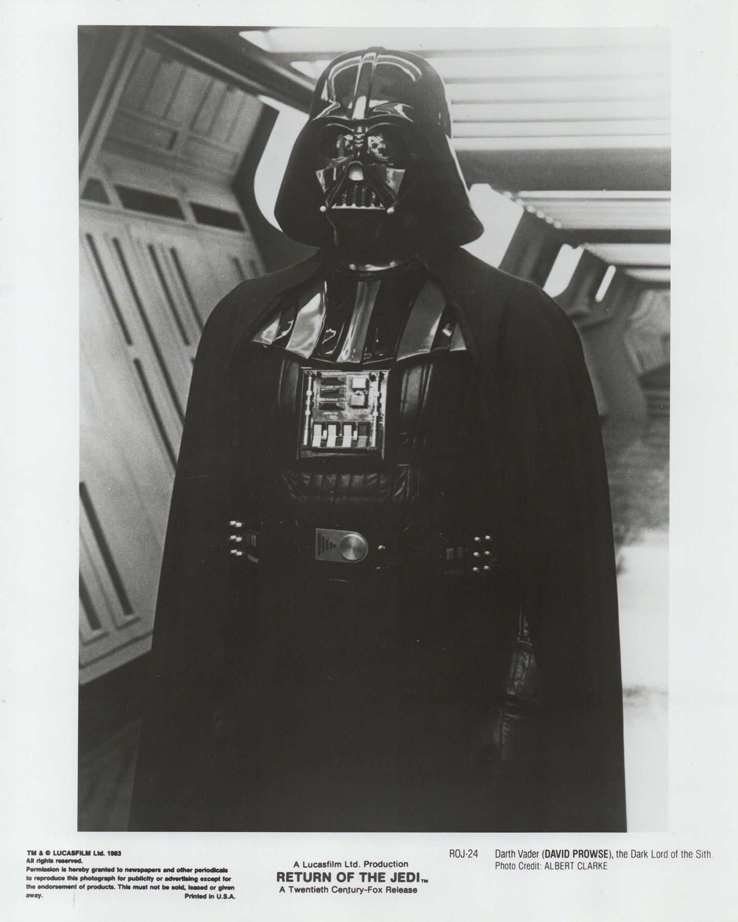 Return of the Jedi (1983) Film Movie Press Publicity Still Framed