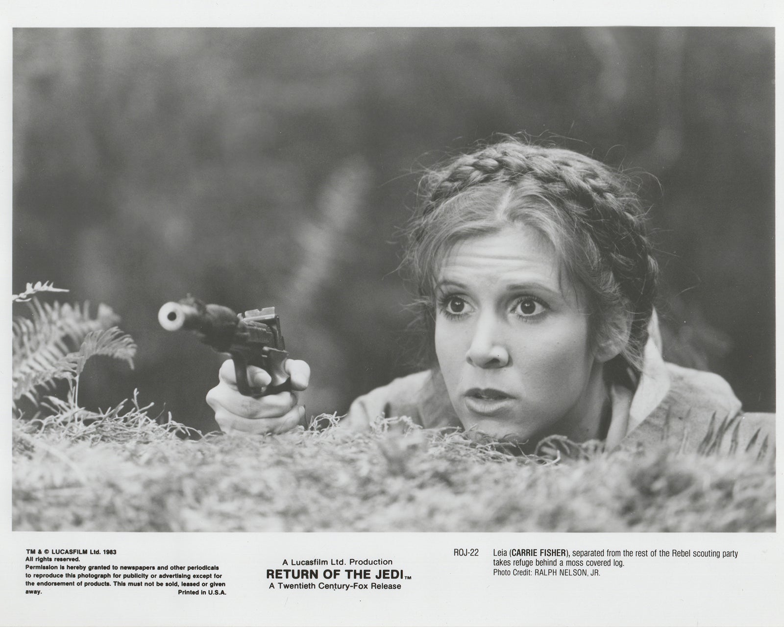 Return of the Jedi (1983) Film Movie Press Publicity Still Framed
