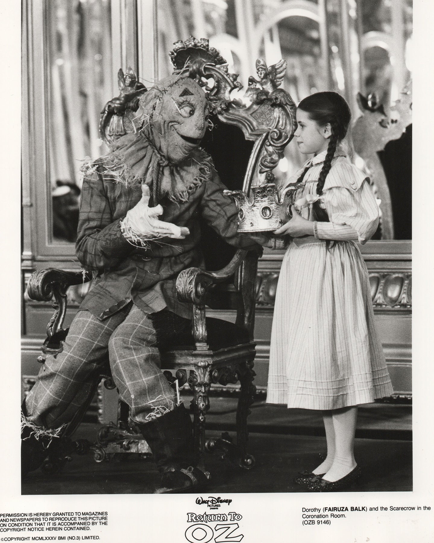Return to Oz 1985 Film Movie Press Publicity Still Framed