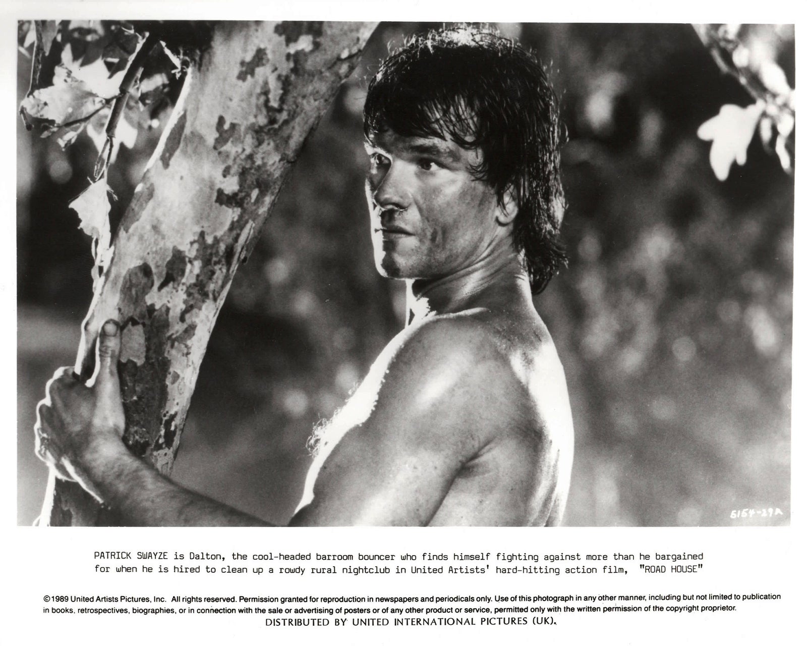 Road House 1989 Publicity Film Movie Press Still Framed