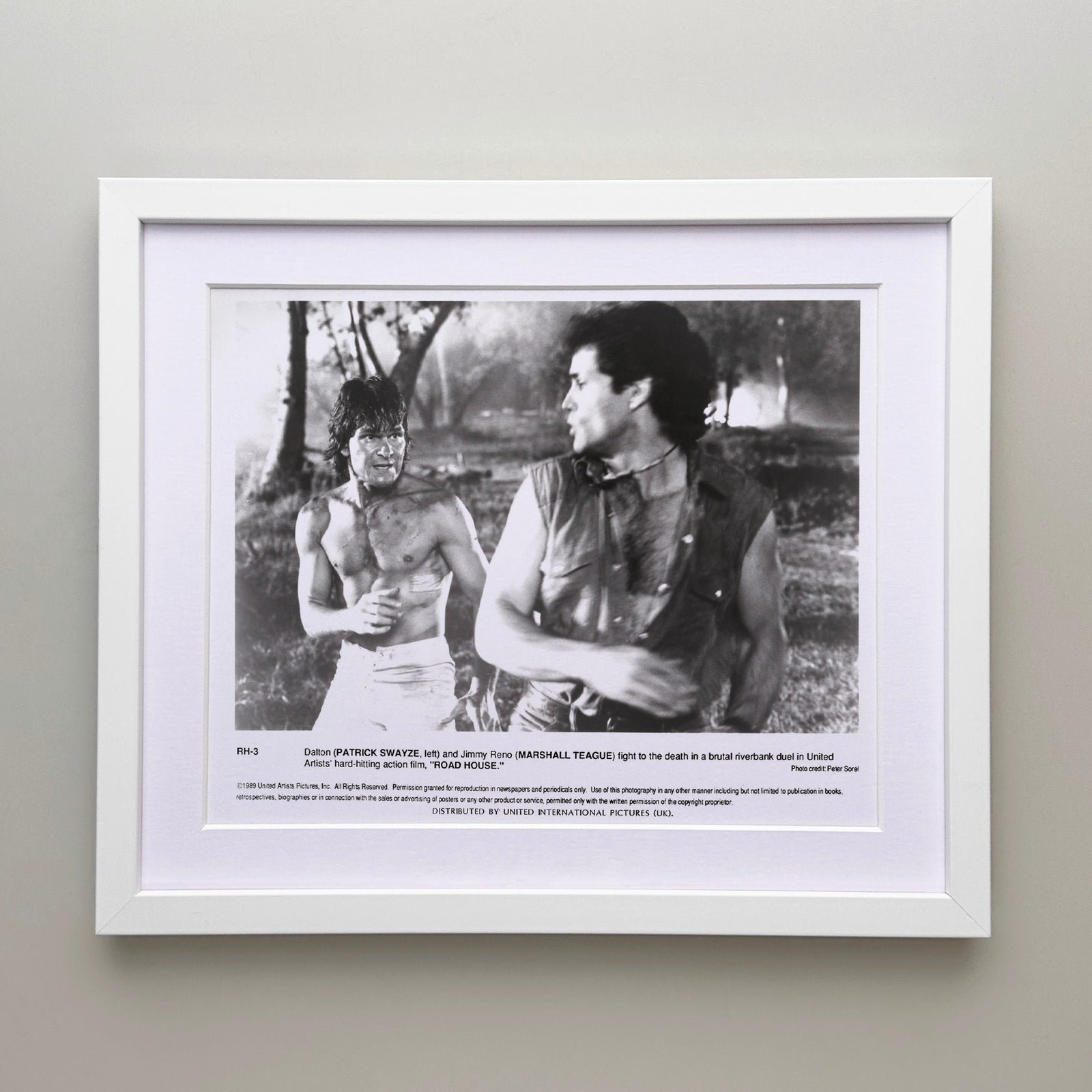 Road House 1989 Publicity Film Movie Press Still Framed