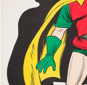 Batman and Robin Vintage 1966 US Poster, Carmine Infantino - detail