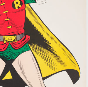 Batman and Robin Vintage 1966 US Poster, Carmine Infantino - detail