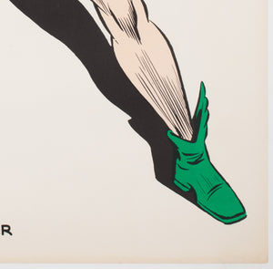 Batman and Robin Vintage 1966 US Poster, Carmine Infantino - detail