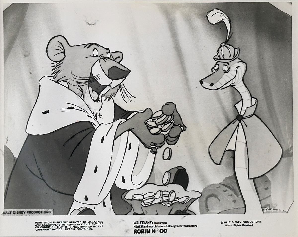 Robin Hood (1973) Disney Publicity Film Movie Still - Framed