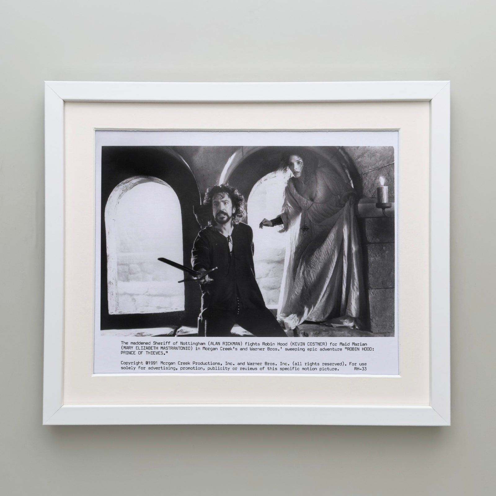 Robin Hood Prince of Thieves 1991 Publicity Film Movie Press Still Framed